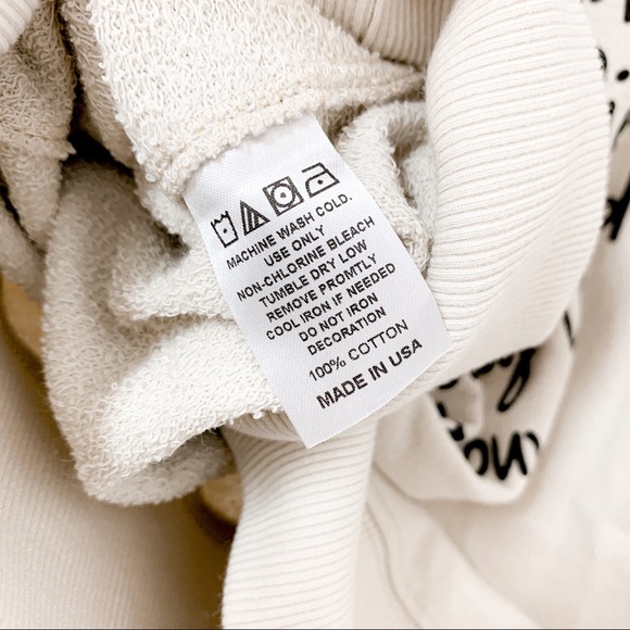 SoulCycle Mattie Crop Region Sweatshirt in Tan - Picture 7 of 9